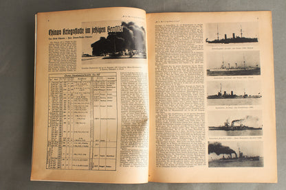 WW2 Tysk "Die Kriegsmarine" Blad. Original.