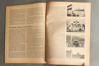 WW2 Tysk "Die Kriegsmarine" Blad. Original.