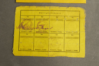 WW2 Tysk Luftwaffe Flyveinstruktør "Ausweis". Udstedt i Lg.-Pa. Paris. Sjælden! Original.