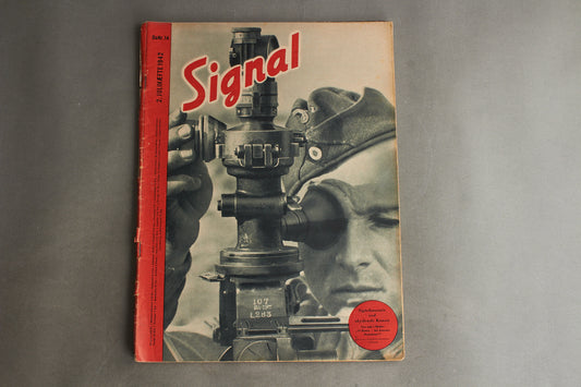 WW2 Tysk/Dansk Signal Blad. Original.