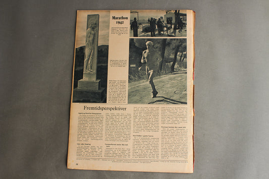WW2 Tysk/Dansk Signal Blad. Original.
