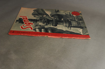 WW2 Tysk/Dansk Signal Blad. Original.