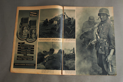 WW2 Tysk/Dansk Signal Blad. Original.