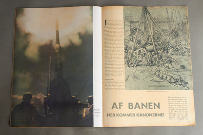 WW2 Tysk/Dansk Signal Blad. Original.