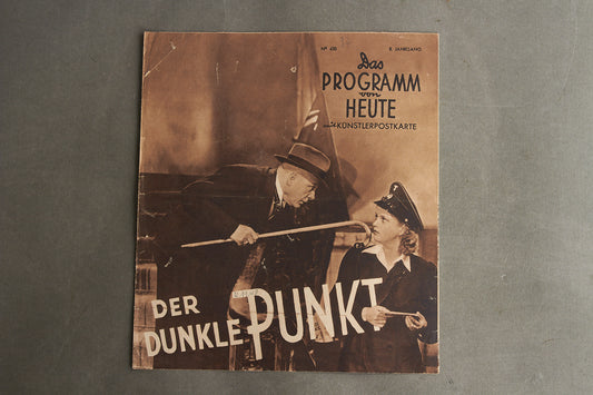 WW2 Tysk Spillefilm Hæfte. Original.