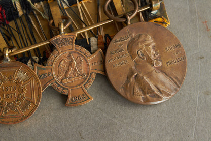 WW1 Tysk Medaljespange. Original.