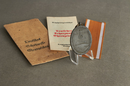 WW2 Tysk Westwall Medalje. Original.
