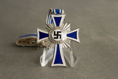 WW2 Tysk Mutterkreuz i Sølv. Mint stand. Original.