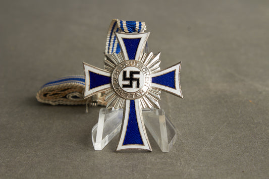 WW2 Tysk Mutterkreuz i Sølv. Mint stand. Original.