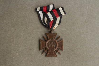 WW1/WW2 Tysk Frontkæmper Medalje. Original.