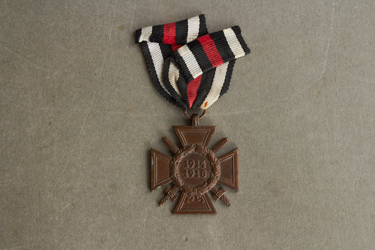 WW1/WW2 Tysk Frontkæmper Medalje. Original.