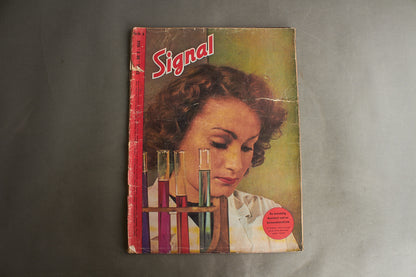 WW2 Tysk/Dansk Signal Blad. Stand se billeder. Original.