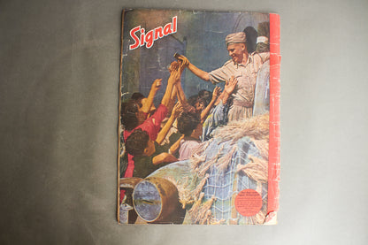 WW2 Tysk/Dansk Signal Blad. Stand se billeder. Original.