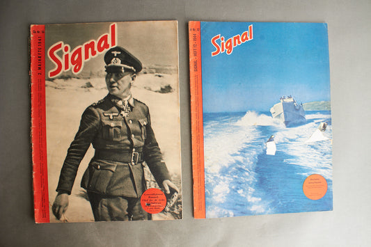 WW2 Tysk/Dansk Signal Blade. 2 stk. Original.