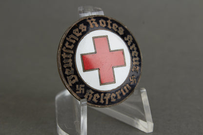 WW2 Tysk DRK (Deutsches Rotes Kreuz) "Helferin" Brosche. Original.