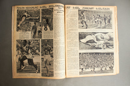 WW2 Tysk Olympiade Blad fra 1936. Stor, A3 størrelse. Original.