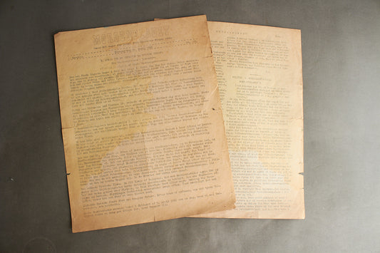 WW2 Dansk Modstandsbevægelsen Illegalt "Morgenbladet". Original.