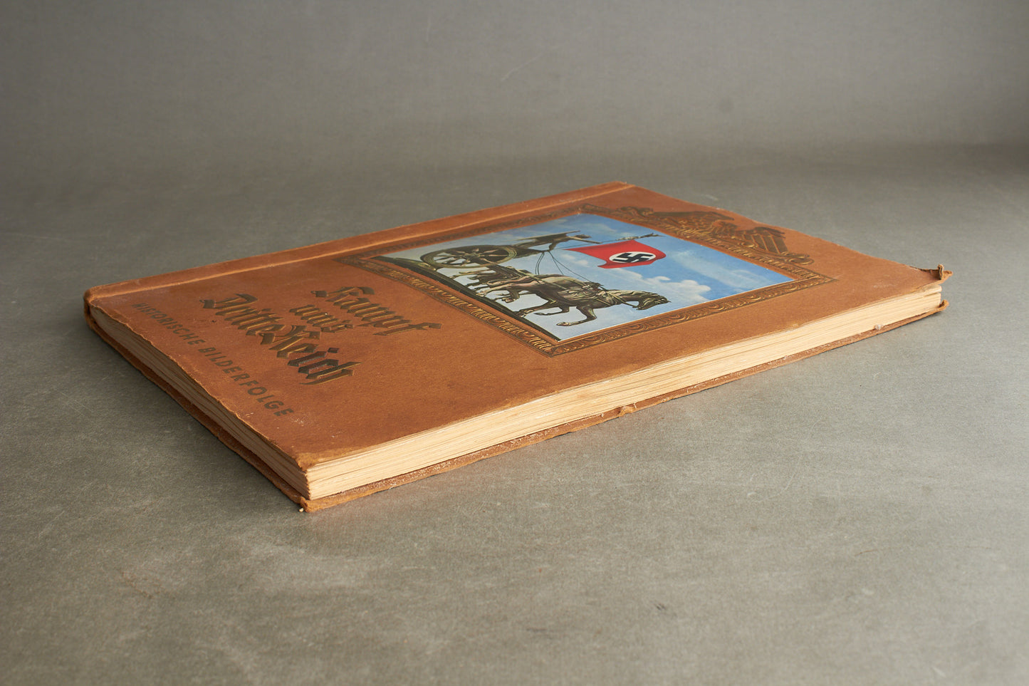 WW2 Tysk NSDAP "Cigaretten Album" "Kampf um's Drittes Reich". Næsten komplet. Original.