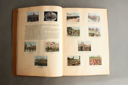 WW2 Tysk NSDAP "Cigaretten Album" "Kampf um's Drittes Reich". Næsten komplet. Original.