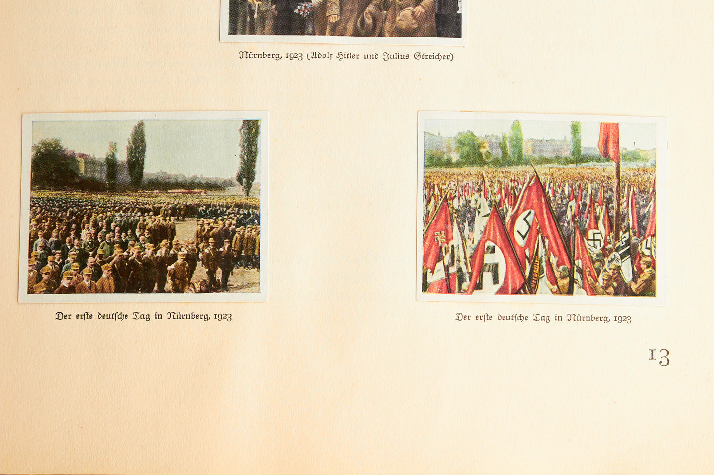 WW2 Tysk NSDAP "Cigaretten Album" "Kampf um's Drittes Reich". Næsten komplet. Original.