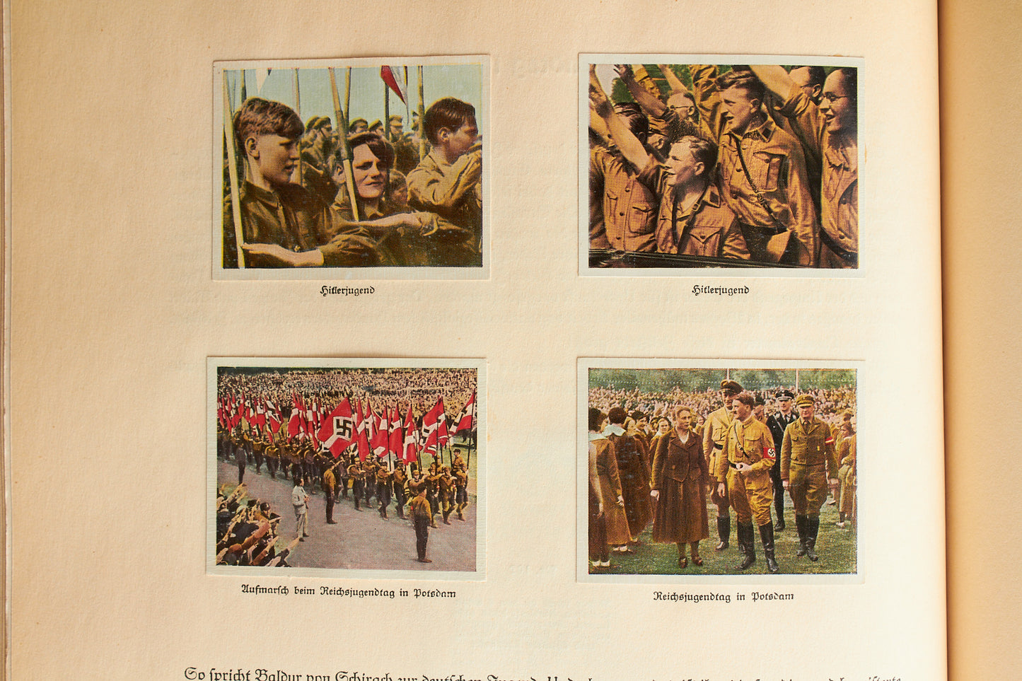 WW2 Tysk NSDAP "Cigaretten Album" "Kampf um's Drittes Reich". Næsten komplet. Original.