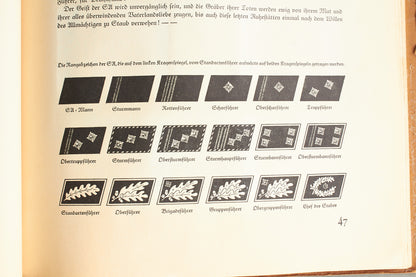WW2 Tysk NSDAP "Cigaretten Album" "Kampf um's Drittes Reich". Næsten komplet. Original.