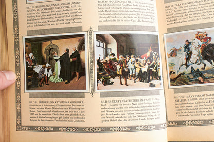 WW2 Tysk "Cigaretten Album" "Bilder Deutscher Geschicthe". Komplet. Original.