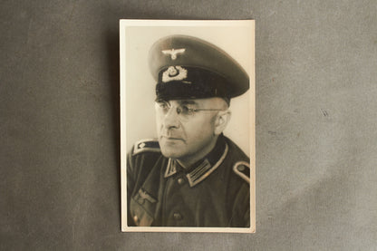 WW2 Tysk Wehrmacht Foto-Postkort. Original.