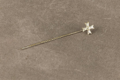 WW2 Tysk Kriegsverdienstkreuz 1.Klasse u. sværd. Miniature. "1957"-model. Original.