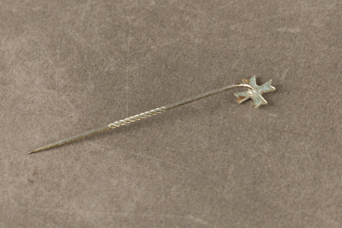 WW2 Tysk Kriegsverdienstkreuz 1.Klasse u. sværd. Miniature. "1957"-model. Original.