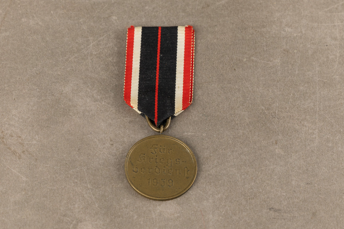 WW2 Tysk "Kriegsverdienstmedaille 1939". Original.
