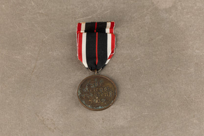 WW2 Tysk "Kriegsverdienstmedaille 1939". Original.