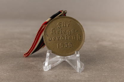 WW2 Tysk "Kriegsverdienstmedaille 1939". Original.