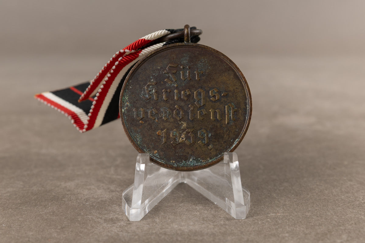 WW2 Tysk "Kriegsverdienstmedaille 1939". Original.