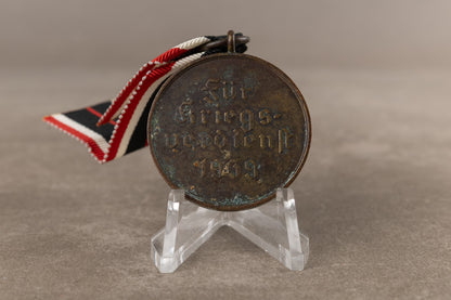 WW2 Tysk "Kriegsverdienstmedaille 1939". Original.