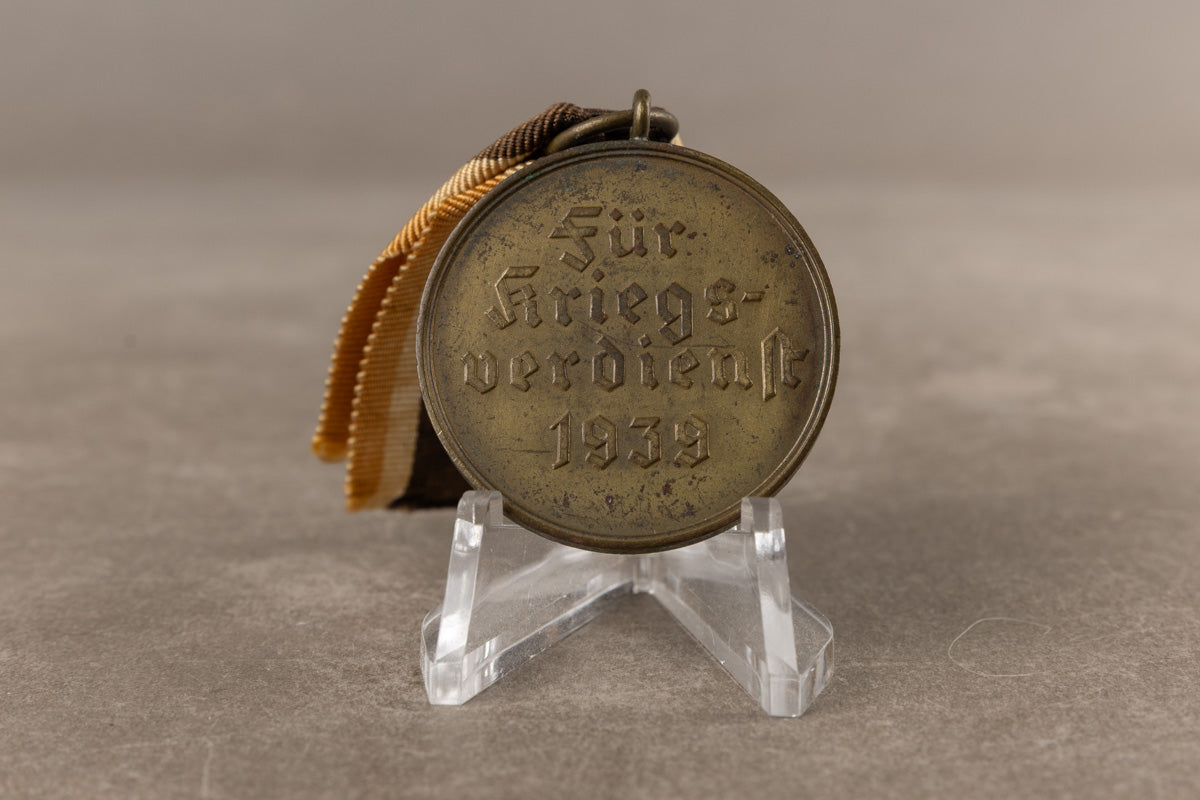 WW2 Tysk "Kriegsverdienstmedaille 1939". Original.