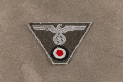 WW2 Tysk Wehrmacht M43 Kasketørn. Original.