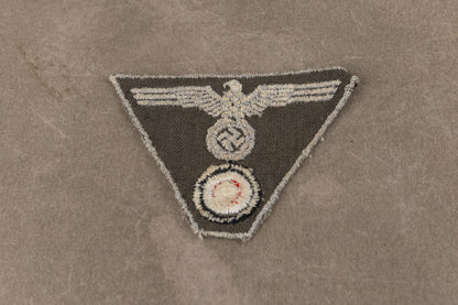 WW2 Tysk Wehrmacht M43 Kasketørn. Original.