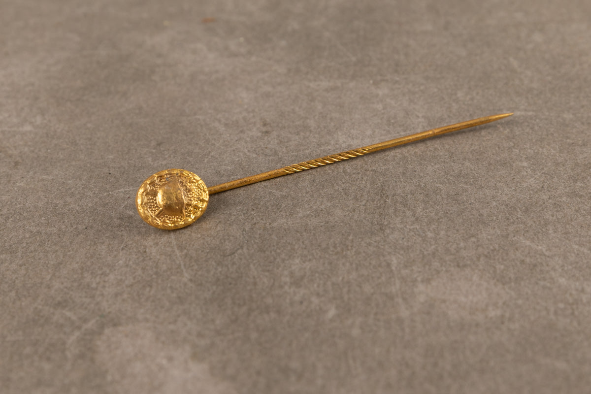 WW2 Tysk Sårettegn i Guld. Miniature. "1957"-model. Original.