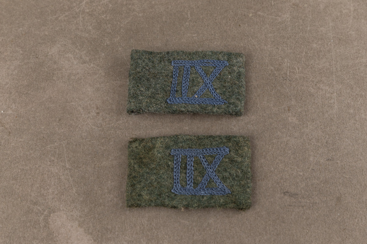 WW2 Tysk Wehrmacht "Überschübe" til skulderstropper. Matchende par. Original.
