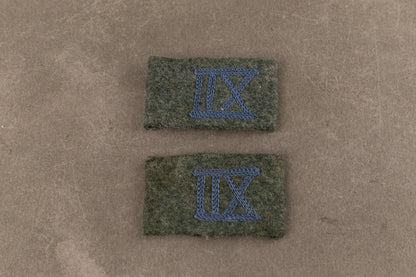 WW2 Tysk Wehrmacht "Überschübe" til skulderstropper. Matchende par. Original.