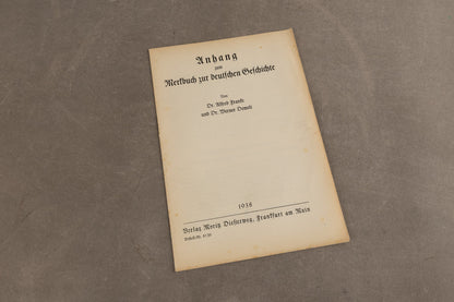 WW2 Tysk NSDAP Hæfte. Original.