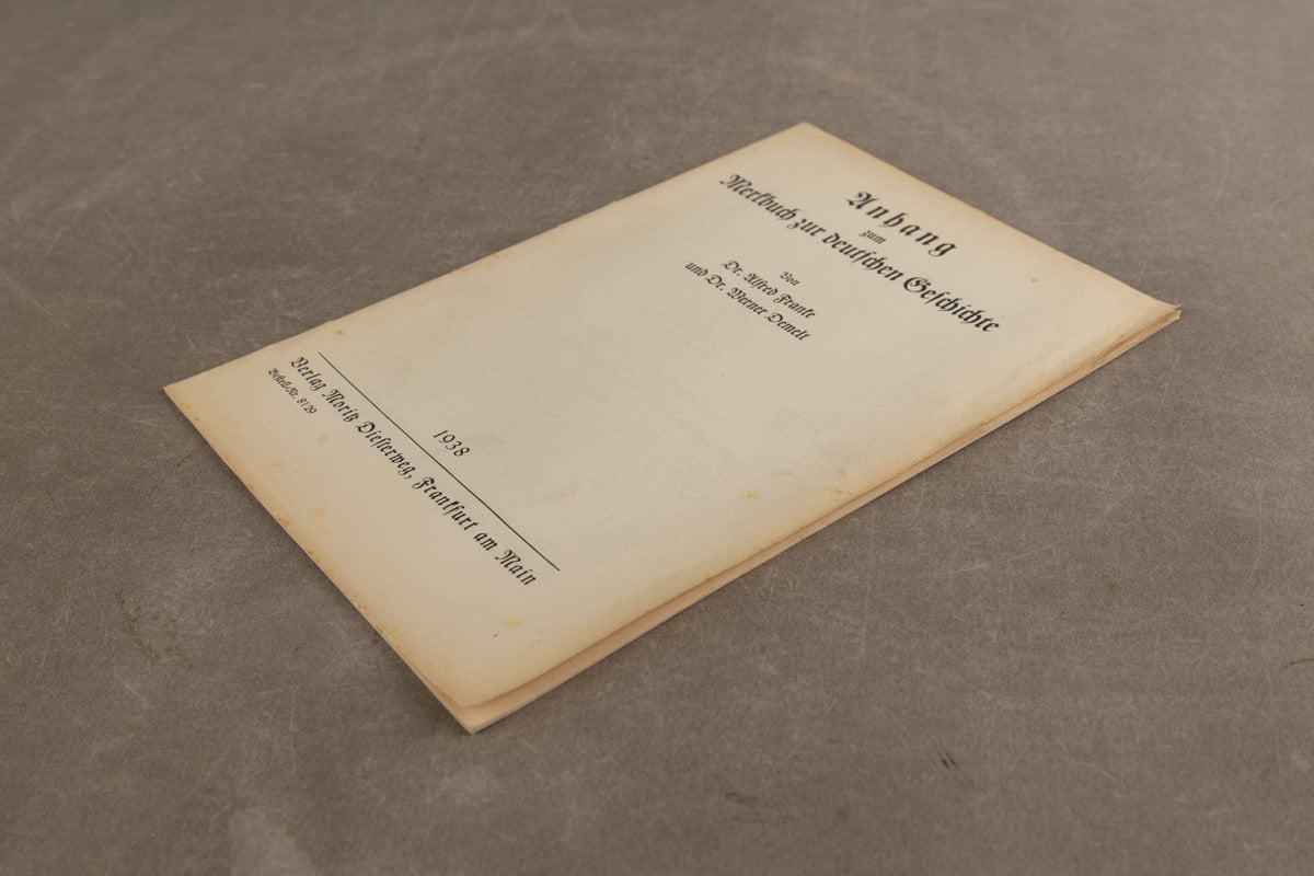 WW2 Tysk NSDAP Hæfte. Original.