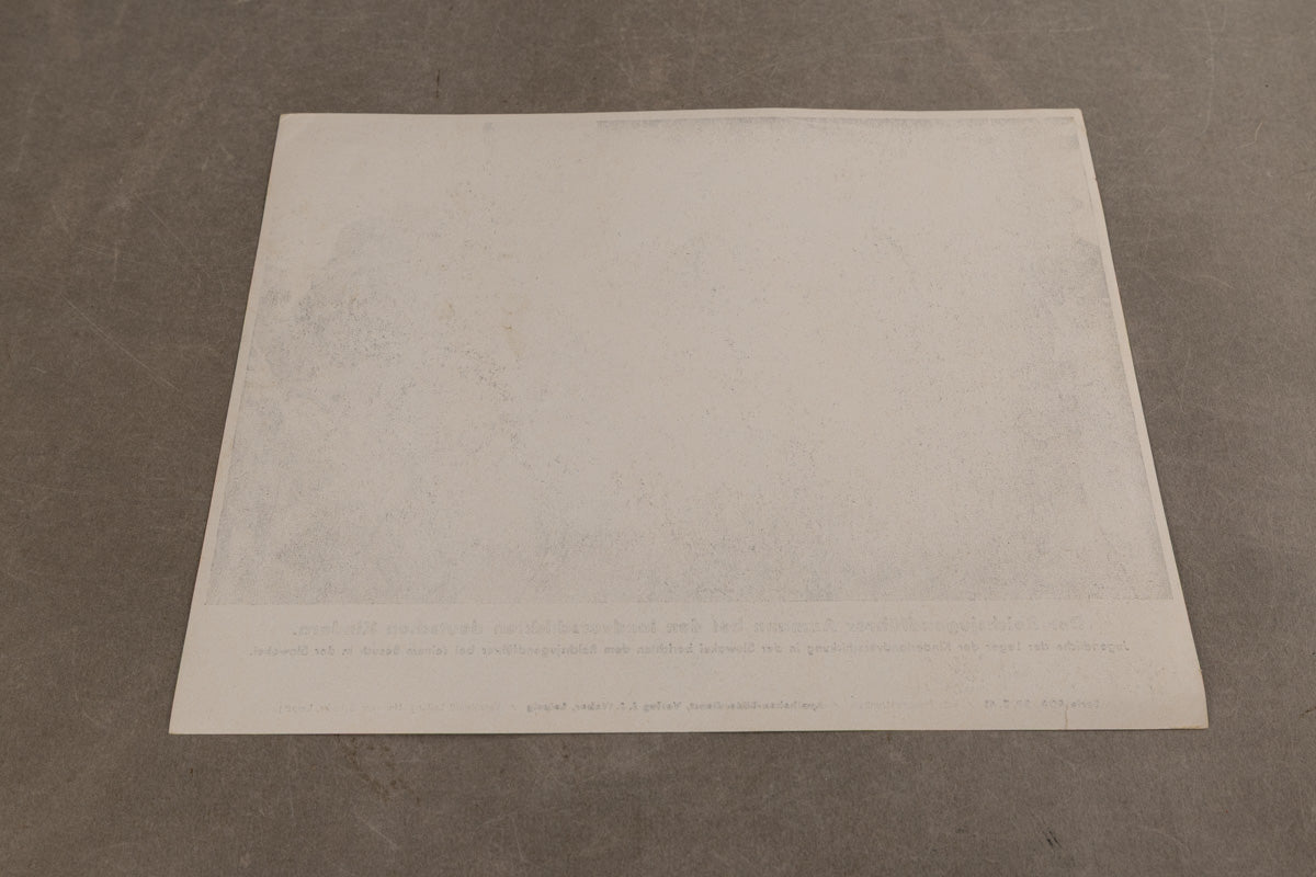 WW2 Tysk Propaganda/Presse Foto. Næsten A4 størrelse. Godt motiv. Original.