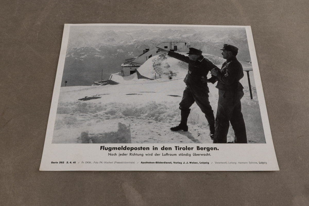 WW2 Tysk Propaganda/Presse Foto. Næsten A4 størrelse. Godt motiv. Original.