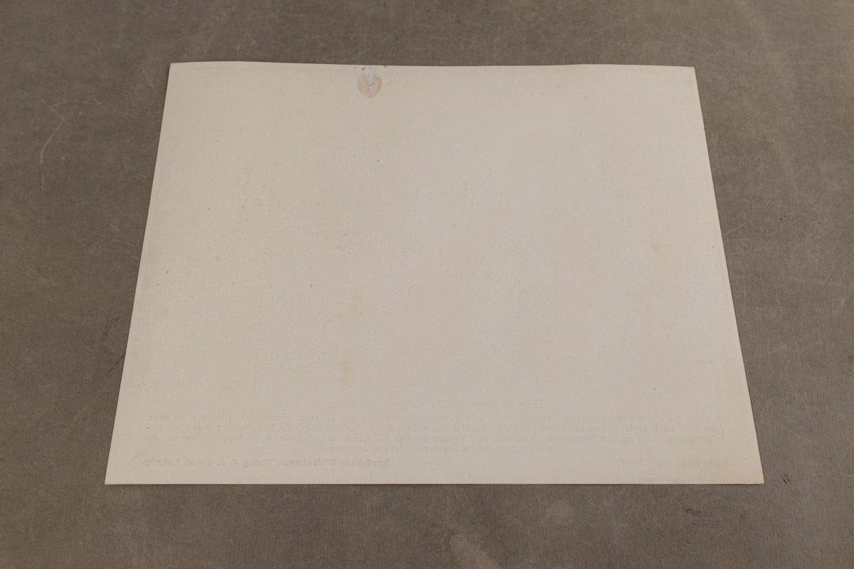 WW2 Tysk Propaganda/Presse Foto. Næsten A4 størrelse. Godt motiv. Original.