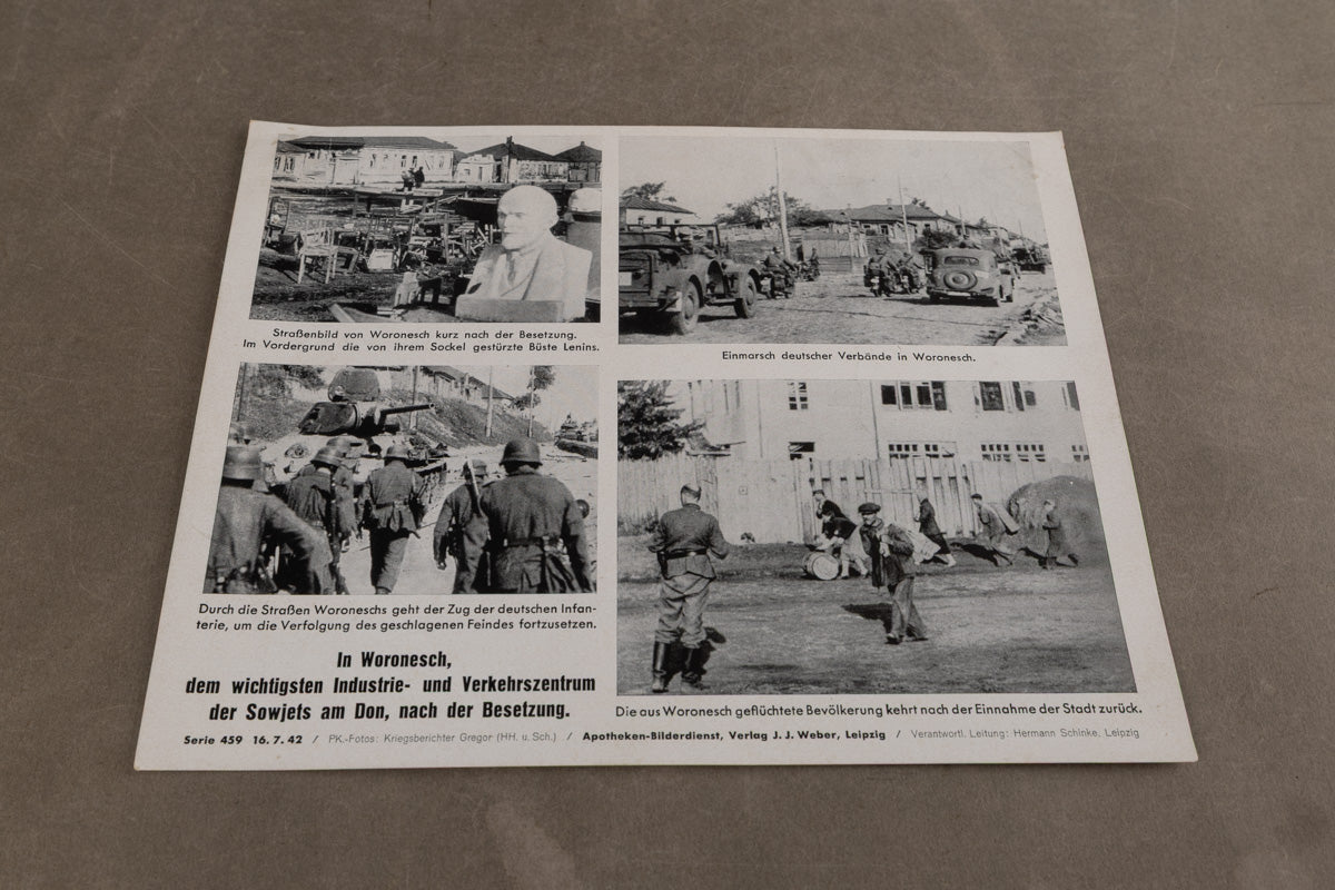 WW2 Tysk Propaganda/Presse Foto. Næsten A4 størrelse. Godt motiv. Original.
