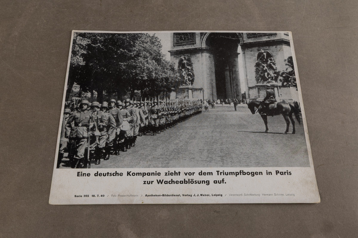 WW2 Tysk Propaganda/Presse Foto. Næsten A4 størrelse. Godt motiv. Original.