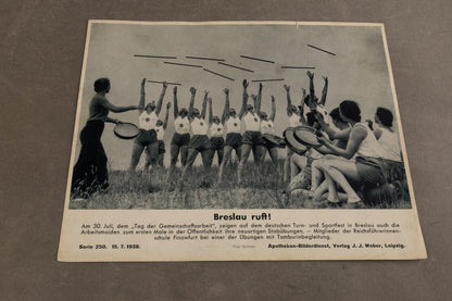 WW2 Tysk Propaganda/Presse Foto. Næsten A4 størrelse. Godt motiv. Original.