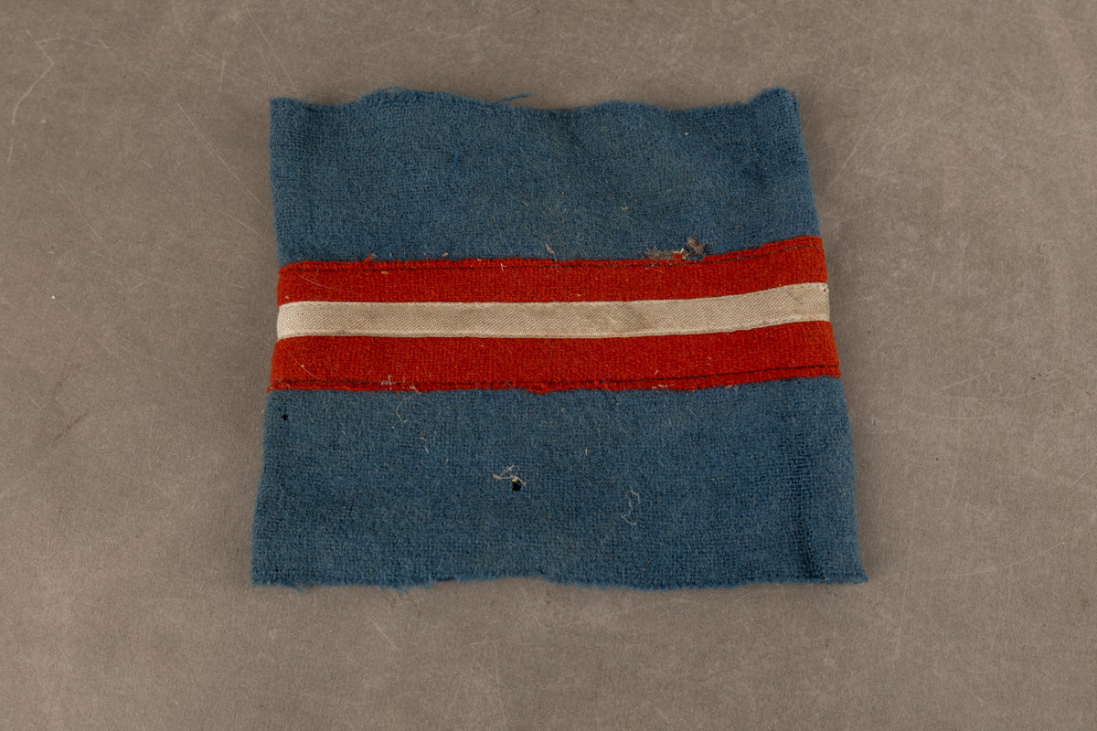 WW2 Dansk Frihedskæmper Armbind. Båret & Brugt. Original.